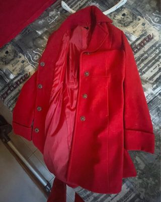 Cappotto Benetton Rosso