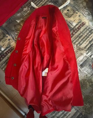 Cappotto Benetton Rosso
