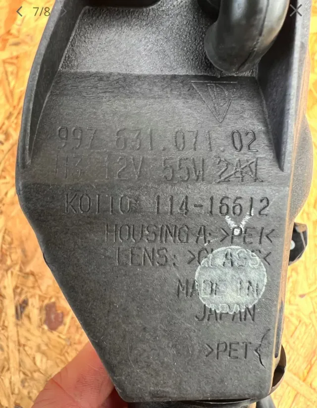 Faro Antiniebla Porsche 997 Turbo Delantero