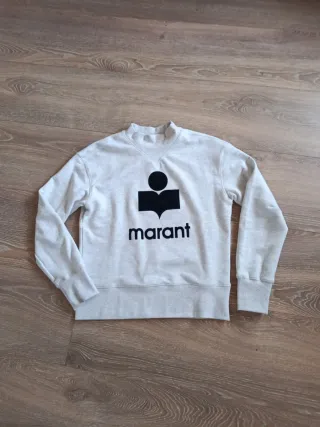 Sudadera Isabel Marant Logo Gris