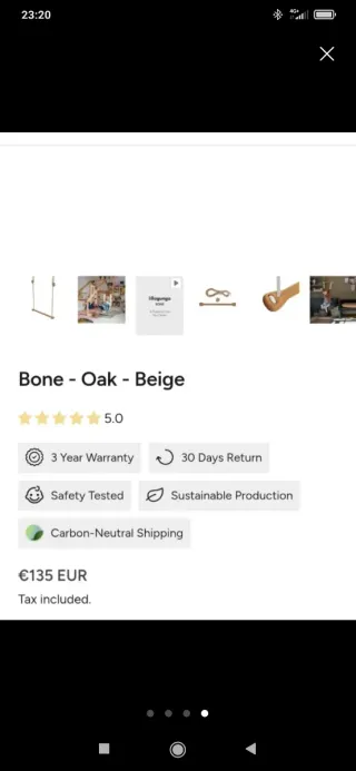 Columpio de madera +Trapecio de madera