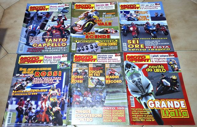 Lotto di n.41 Riviste Moto Sprint
