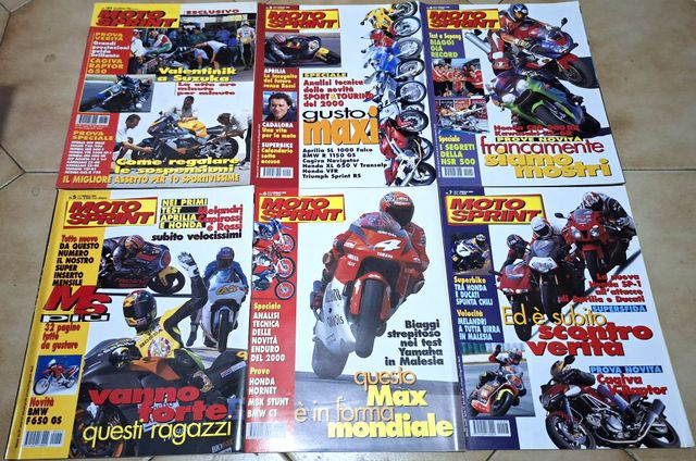 Lotto di n.41 Riviste Moto Sprint