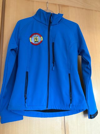 Chaqueta Ferrari Club España Azul corte de mujer