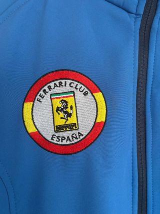 Chaqueta Ferrari Club España Azul corte de mujer