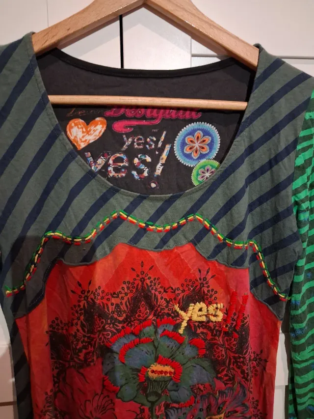 Camiseta Desigual multicolor manga larga