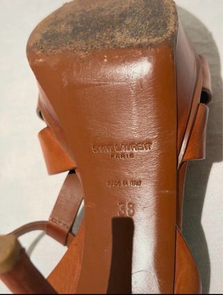 Sandalias YSL Marrones Piel