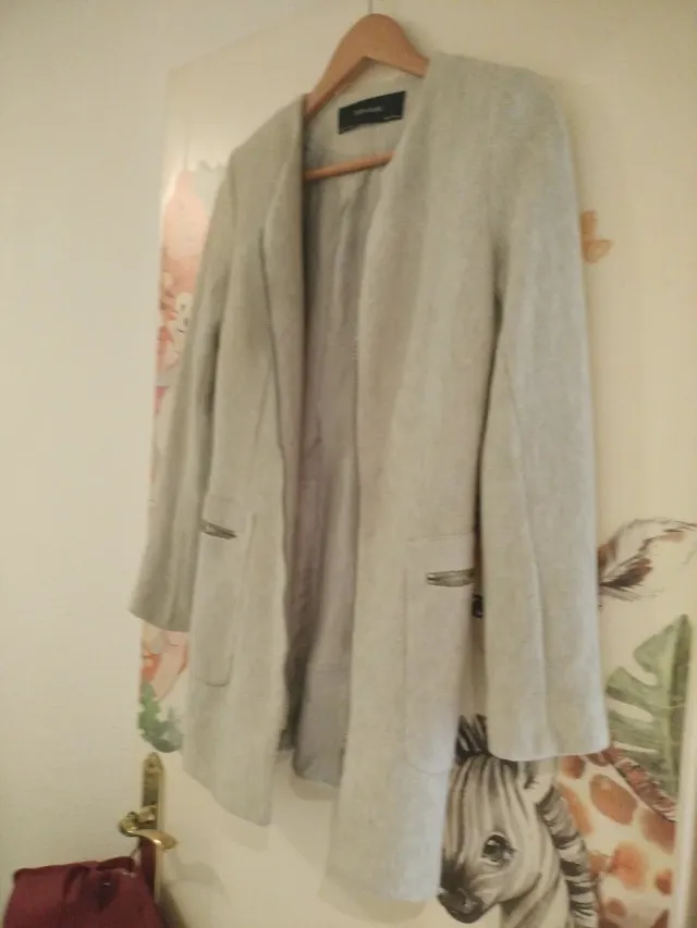 Chaqueta Zara Gris Talla S