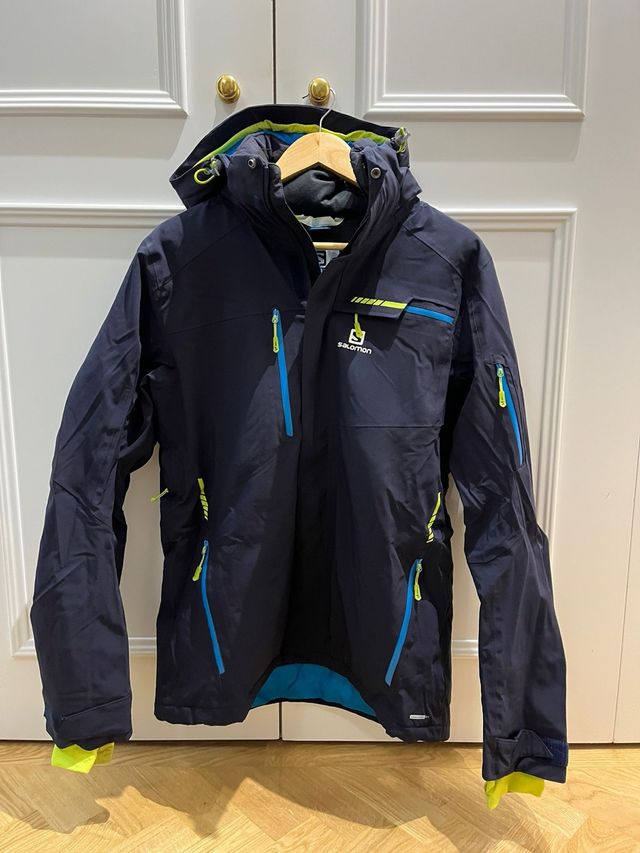 Chaqueta Esquí Salomon AdvanceSkin Dry Azul tallaM