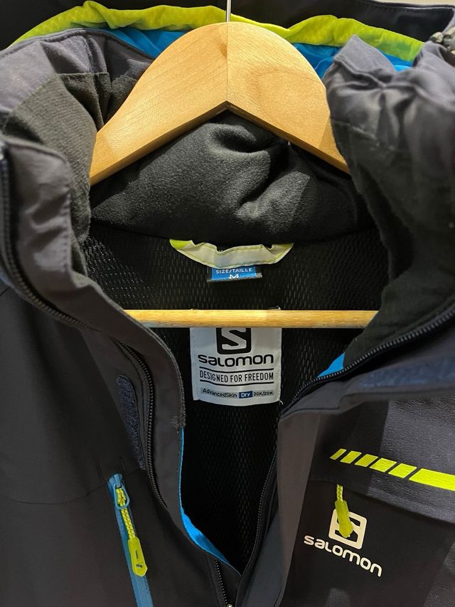 Chaqueta Esquí Salomon AdvanceSkin Dry Azul tallaM