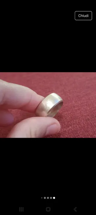 Anello Argento 800 Vintage