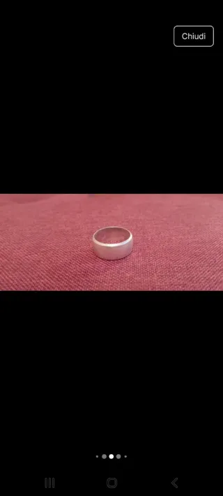 Anello Argento 800 Vintage