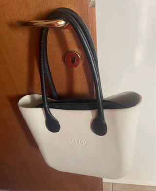 Borsa O Bag Beige e Nera