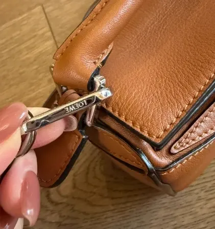 Borsa Loewe Marrone in Pelle