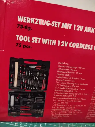 Caja herramientas Wurth completa 75piezas