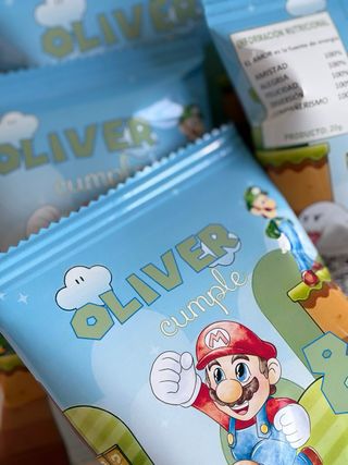 Paquetes personalizados Mario Bros