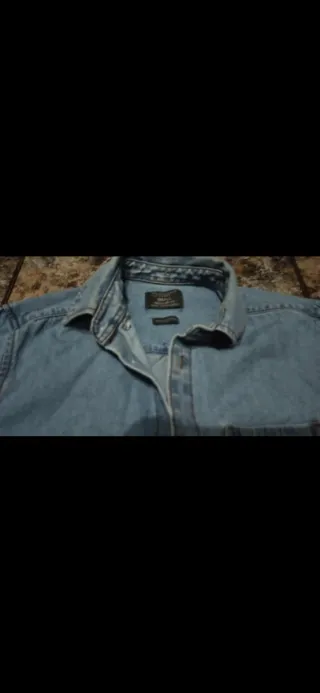 Sobrecamisa vaquera hombre azul
