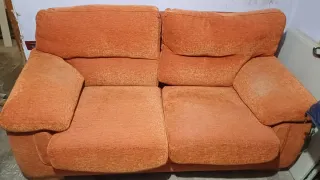 2 Sofás Naranja Tela,recoger en torrent valencia