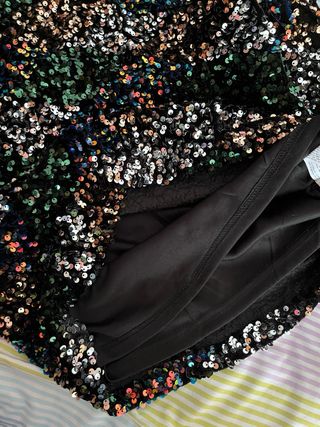 Top lentejuelas rombos