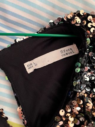 Top lentejuelas rombos