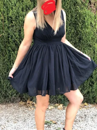 Vestido negro ASOS