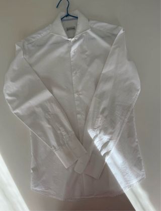 Camisa elegante blanca hombre
