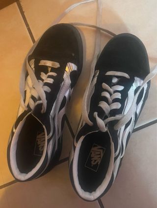 Vans Scarpe Nero Argento