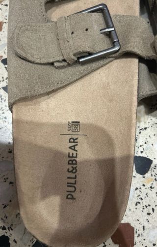 Sandalias Pull&Bear Beige Talla 38
