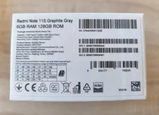 Xiaomi Redmi Note 11S NFC 5G Grigio Grafite