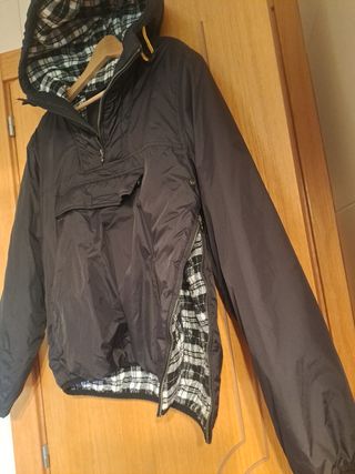 Chaqueta impermeable hombre forrada