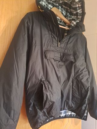 Chaqueta impermeable hombre forrada