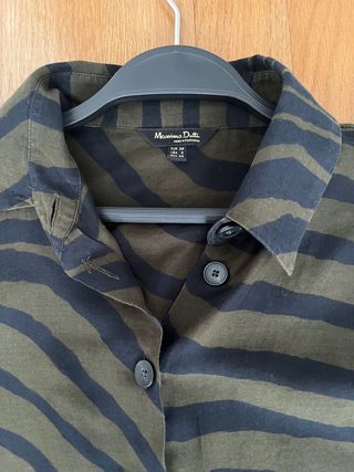 Camisa Massimo Dutti Seda y Algodón TXS
