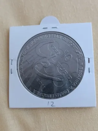 Moneda 10€ Olímpica Togo 2004