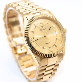 RELOJ CAUNY CABALLERO 18K