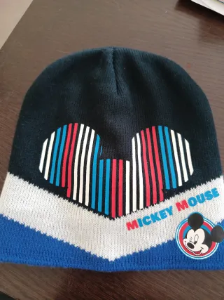 Gorro Mickey Mouse Disney Negro y Azul