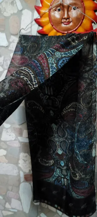 Sciarpa donna invernale fantasia paisley