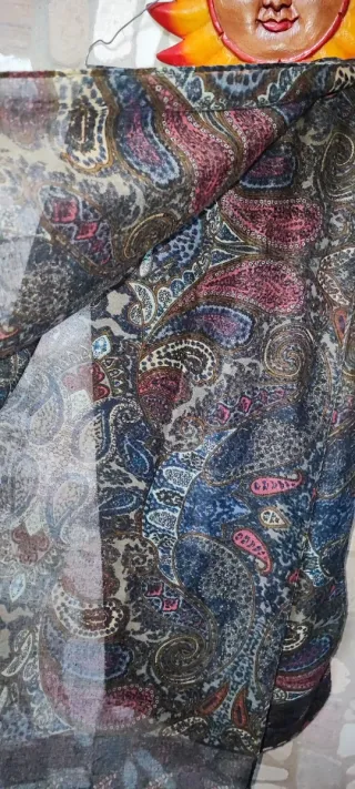 Sciarpa donna invernale fantasia paisley