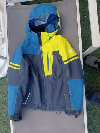 Anorak niño McKinley azul y amarillo
