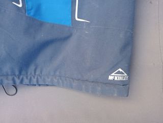 Anorak niño McKinley azul y amarillo