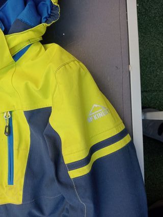 Anorak niño McKinley azul y amarillo