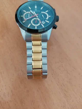 Reloj Casanova Hombre Plata y Dorado