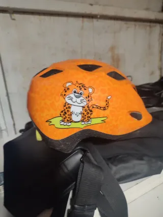 Casco Bicicleta y Patín Naranja