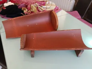 Teja para servir calsots artesana