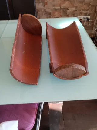 Teja para servir calsots artesana