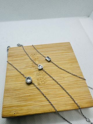 Pulsera circonitas plata