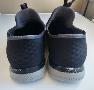 Scarpe Skechers Bambino Senza Lacci Grigio Nero