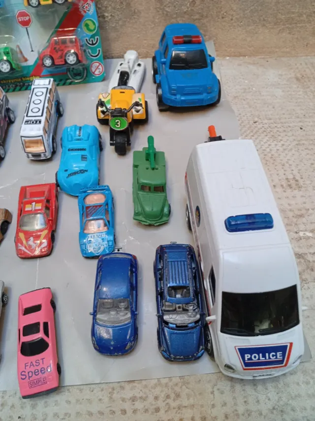 Lote Coches Plástico Juguete