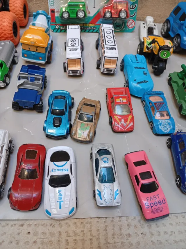 Lote Coches Plástico Juguete