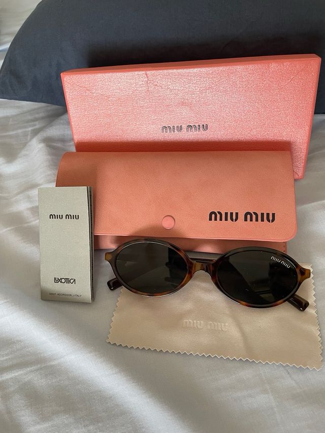 Gafas de sol Miu Miu color marrón