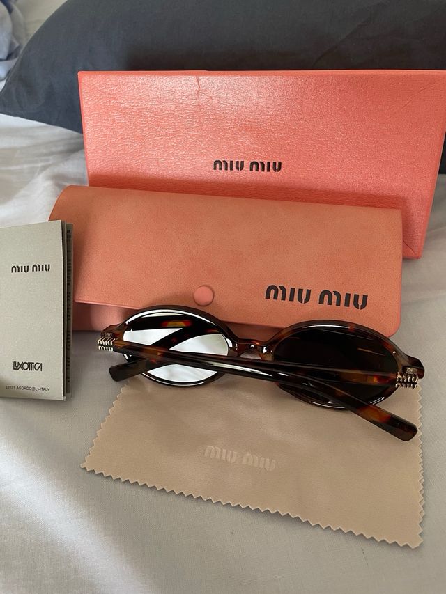 Gafas de sol Miu Miu color marrón